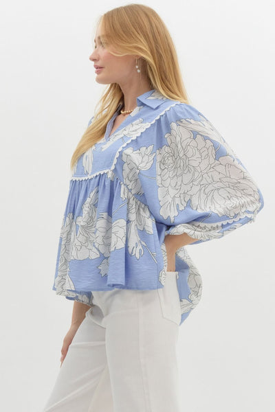 Gracie Floral Print Top