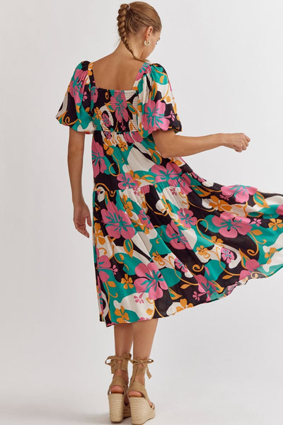 Kellen Floral Midi Dress