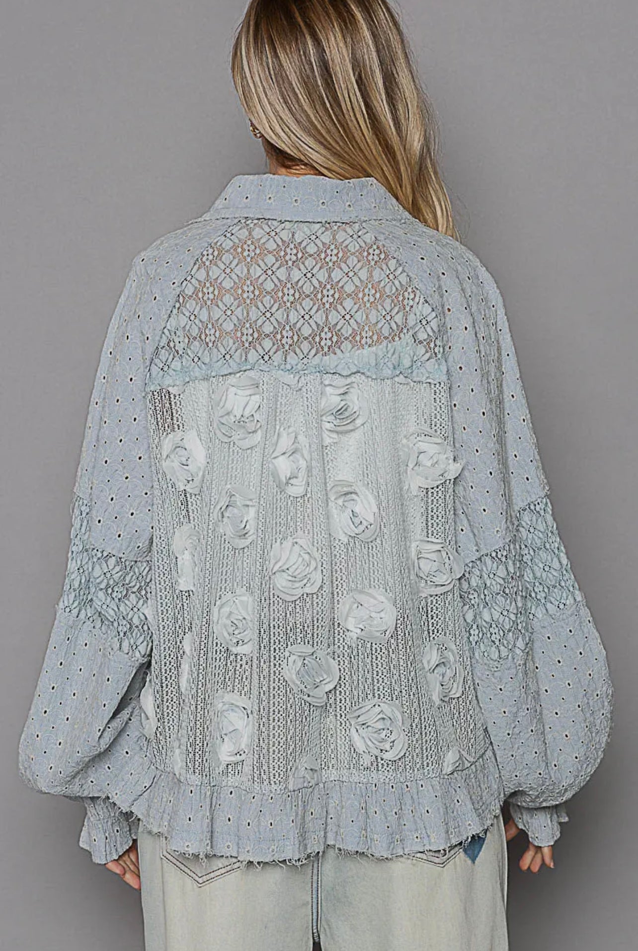 Leah Ballon Sleeve Shirt/Jacket