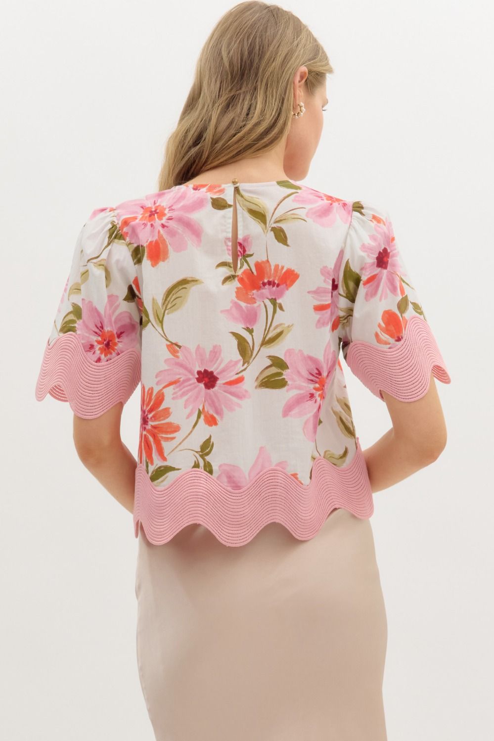 Joanna Floral Print Top