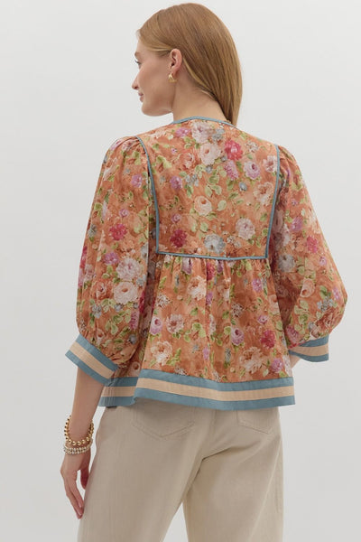 Sasha Floral Print Top