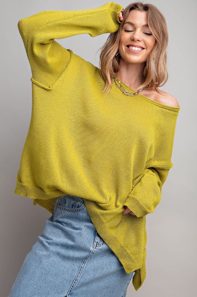 Tristyn Boxy Pullover Sweater