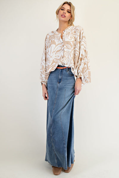 Renea Linen Blend Top
