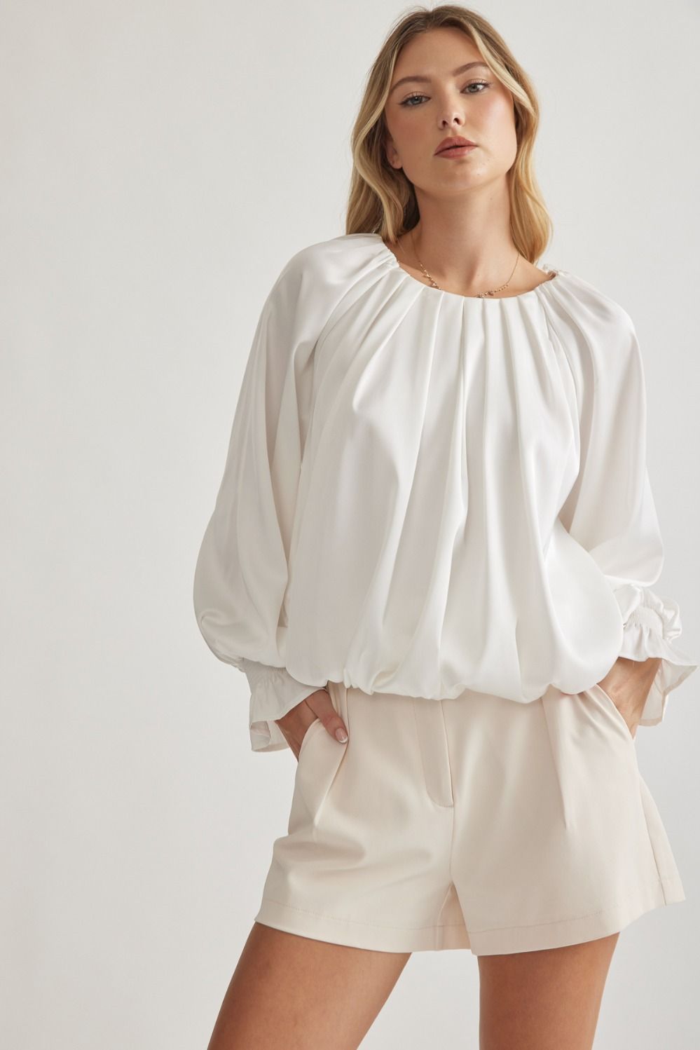 Parish Satin Blouse