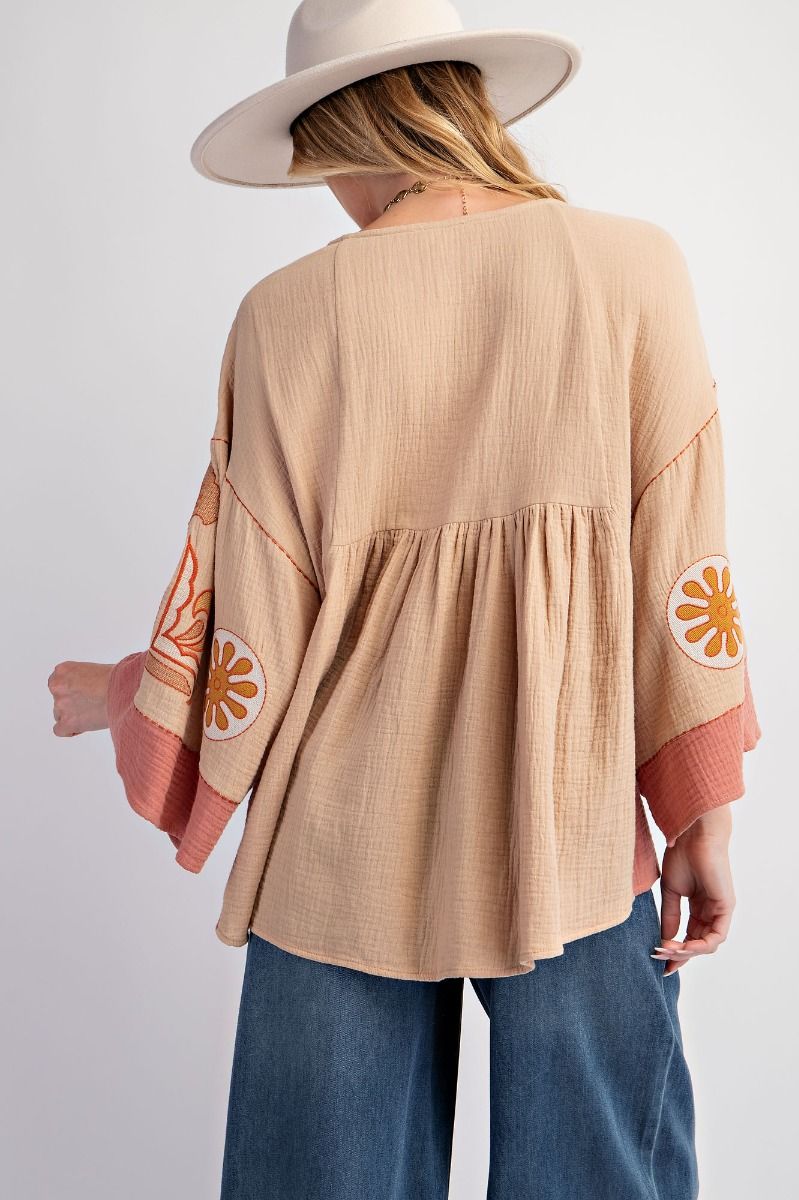 Caleigh Embroidered Top