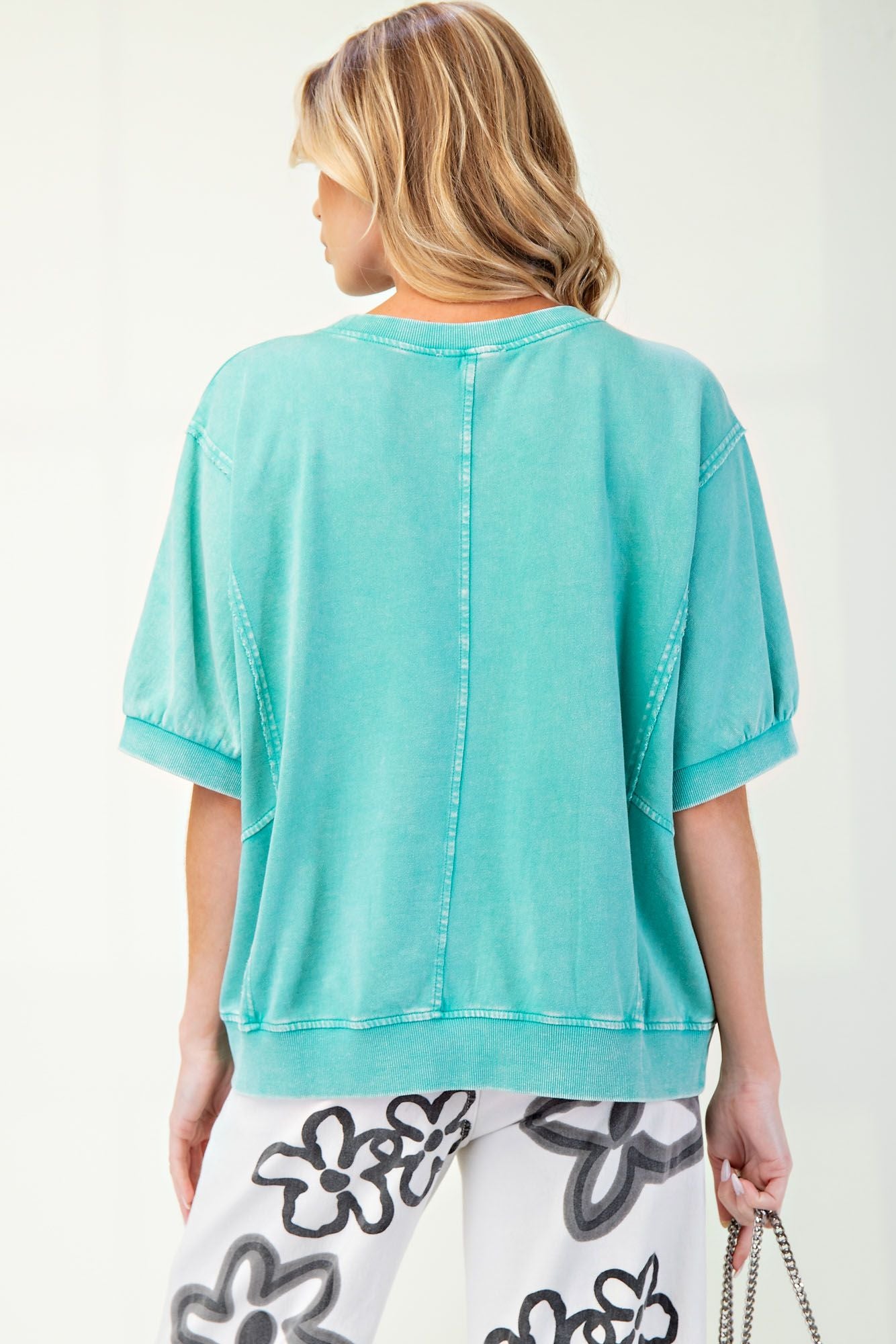 Bliss SS Terry Pullover