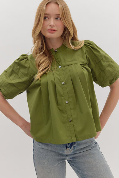 Winnie Pin-tuck Top