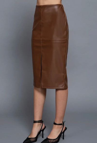 Sullie Faux Leather Skirt