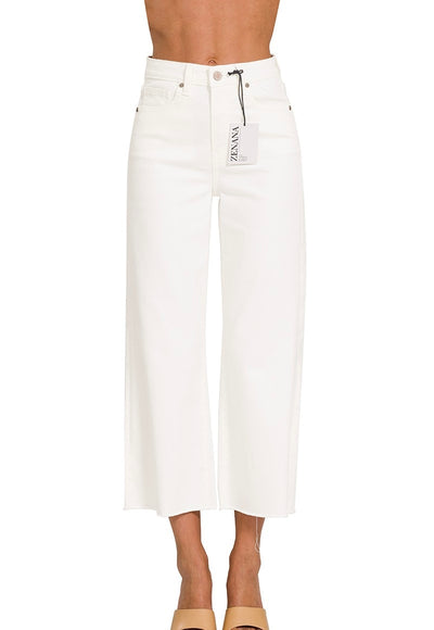 Brennie Wide Leg Cropped Jeans