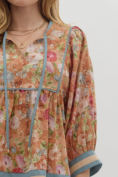 Sasha Floral Print Top