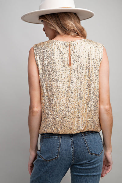 Seira Sequin Top