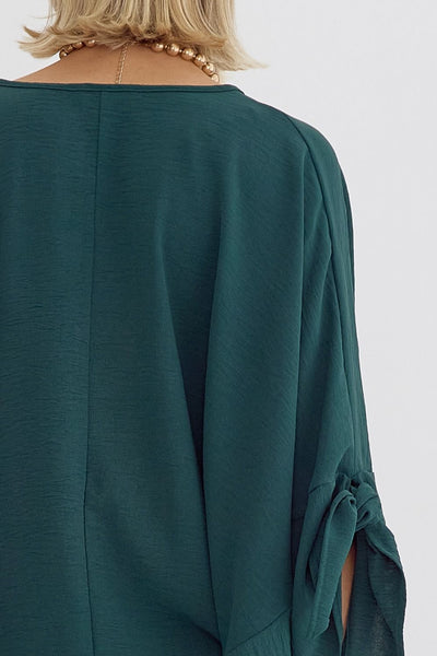 Adaline Woven V-Neck Top