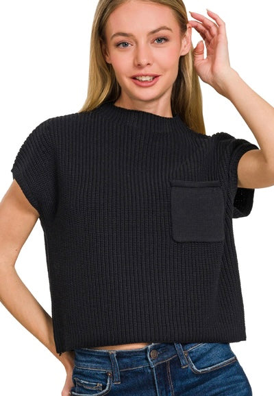 Amelia Mock Neck Sweater