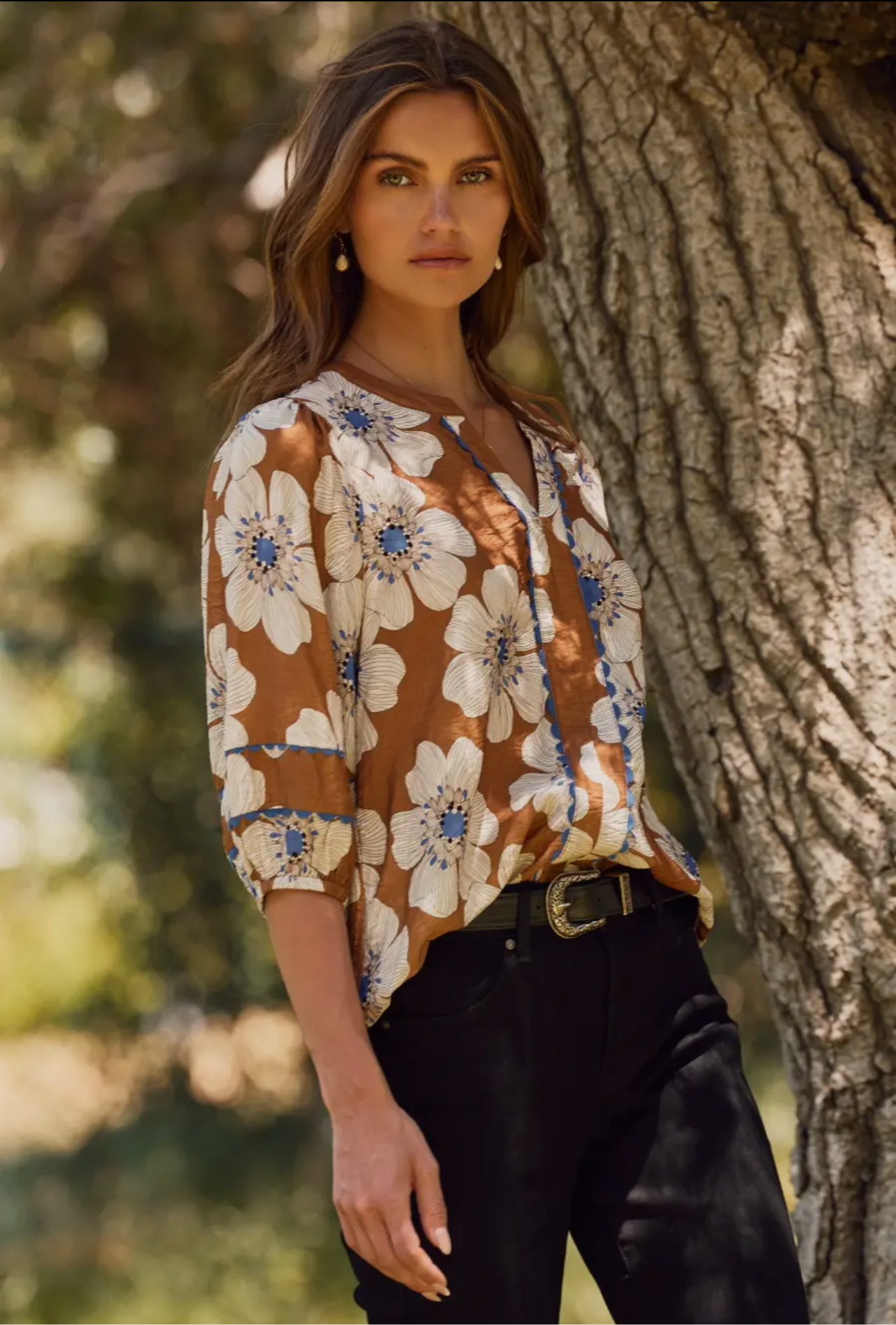 Toni  Floral Top