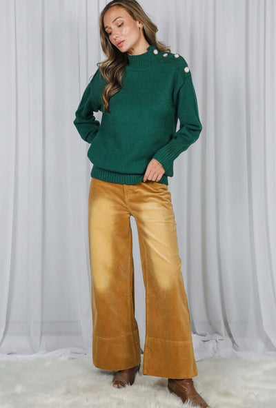 Veronica Wide Leg Cord Pants
