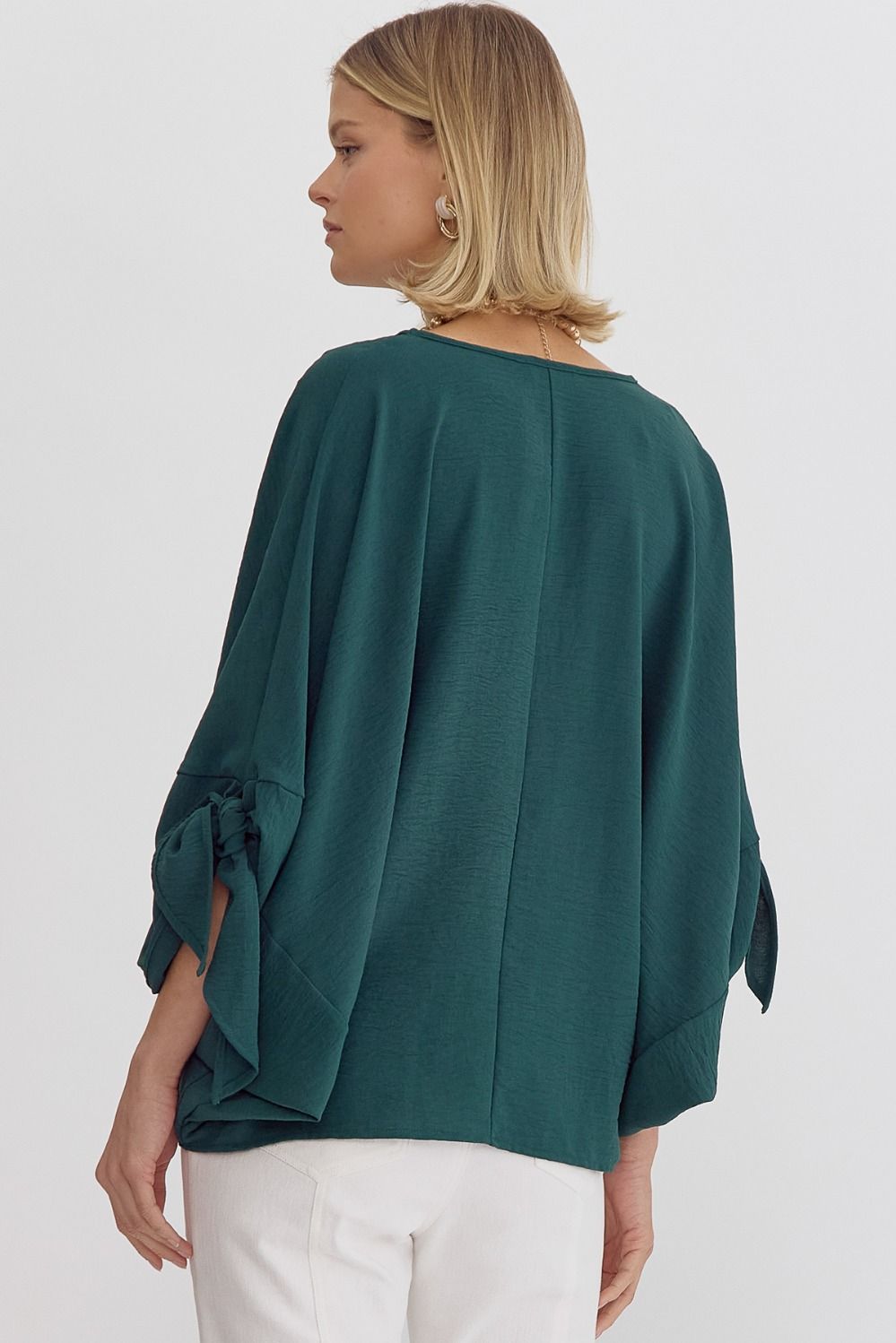 Adaline Woven V-Neck Top