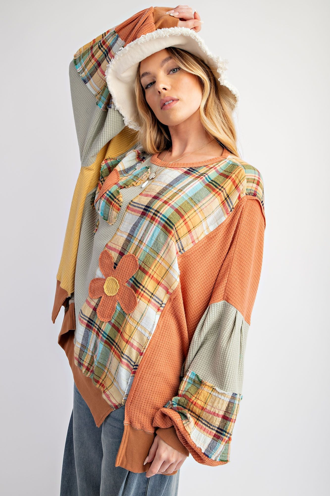 Patricia Plaid Pullover