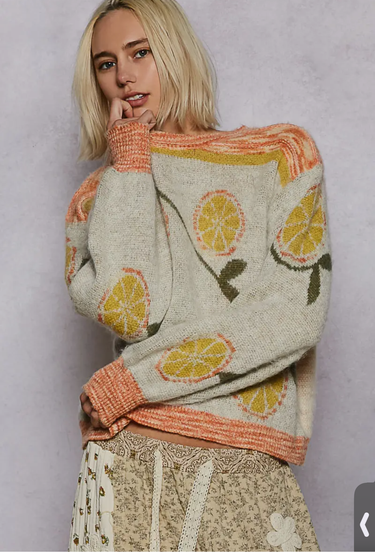 Freda Brushed Knit Sweater