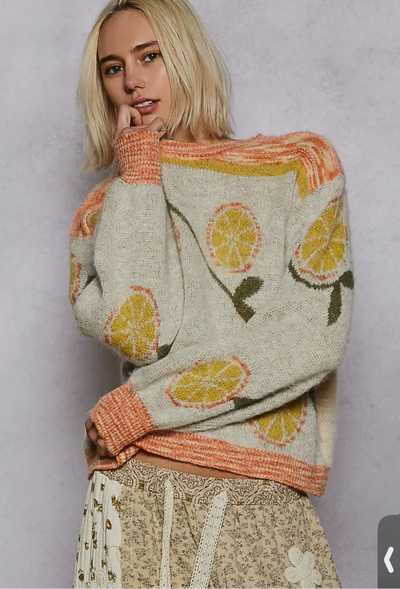 Freda Brushed Knit Sweater