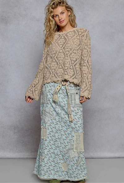 Lonnie Crocheted Sweater