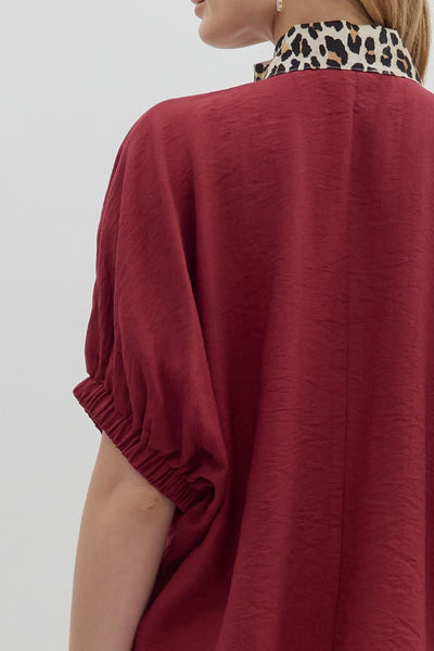 Rusty Dolman Sleeve Top B