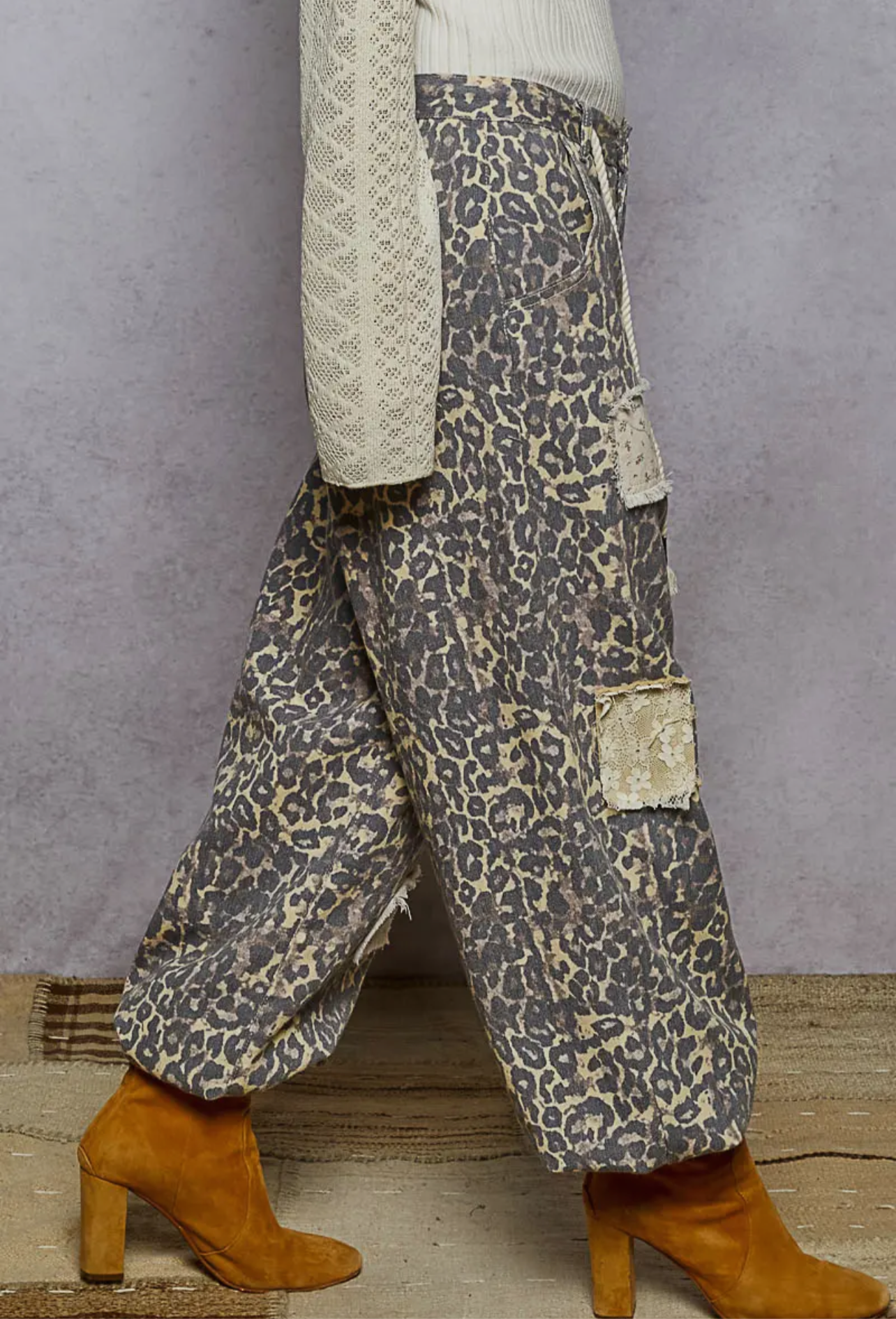 Lizzie Leopard Pants