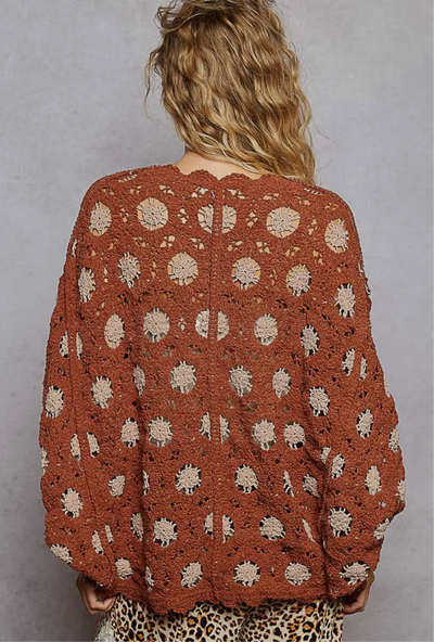 Candi Crocheted Cardigan