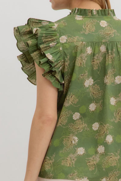 Tasha Flutter Sleeve Top