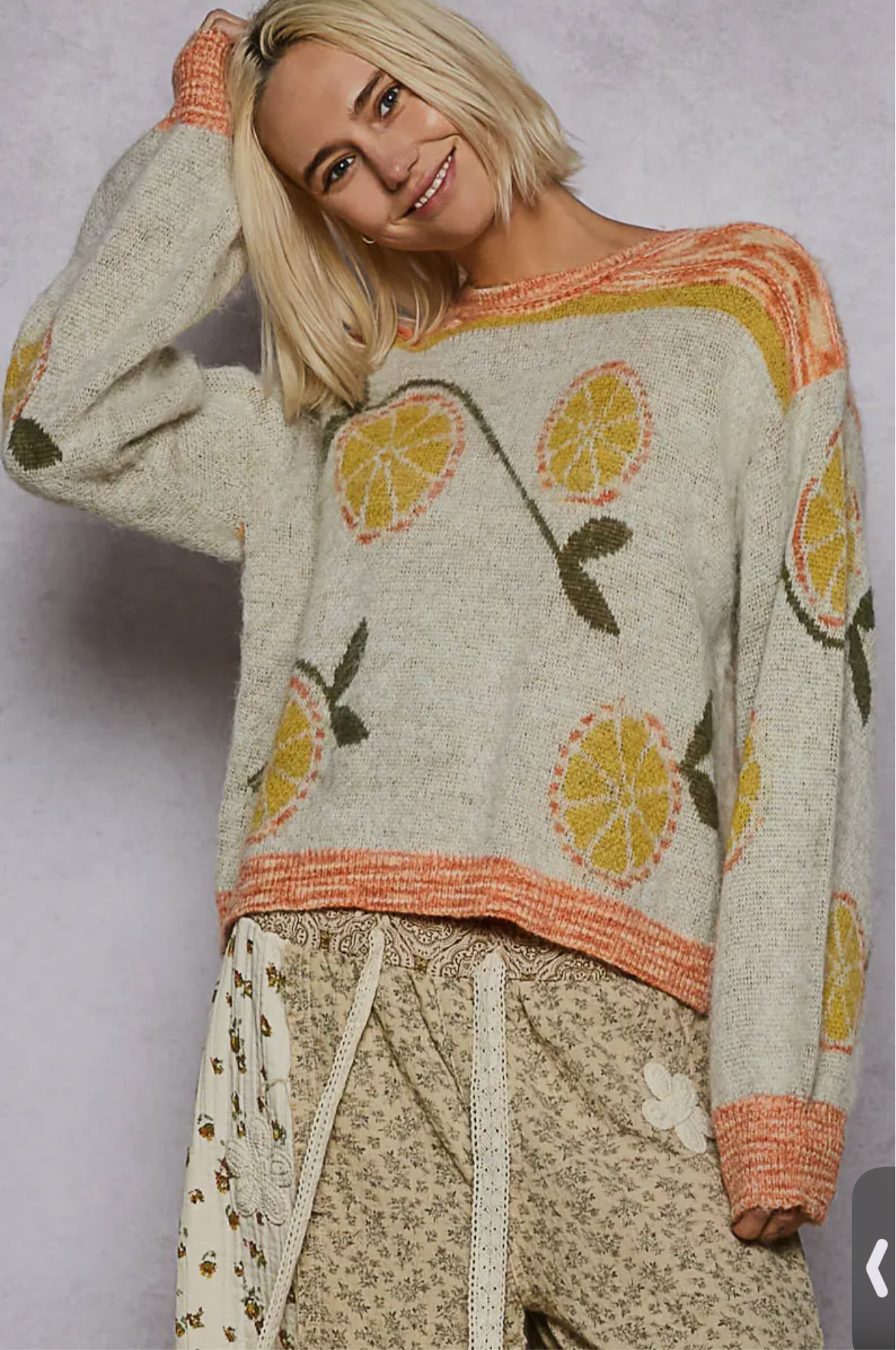 Freda Brushed Knit Sweater