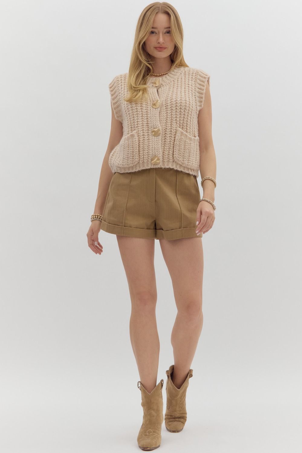 Candi Cropped Sweater E