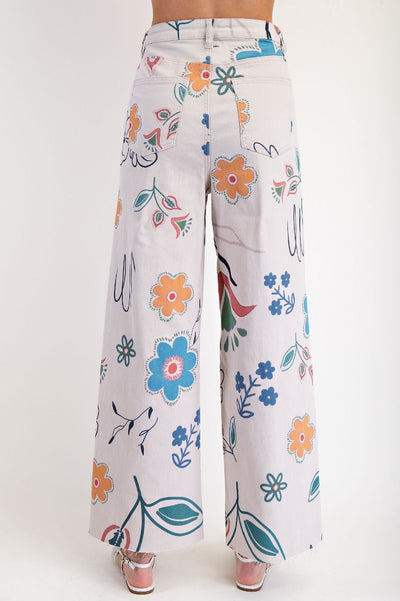 Tabby Twill  Wide Leg Pants