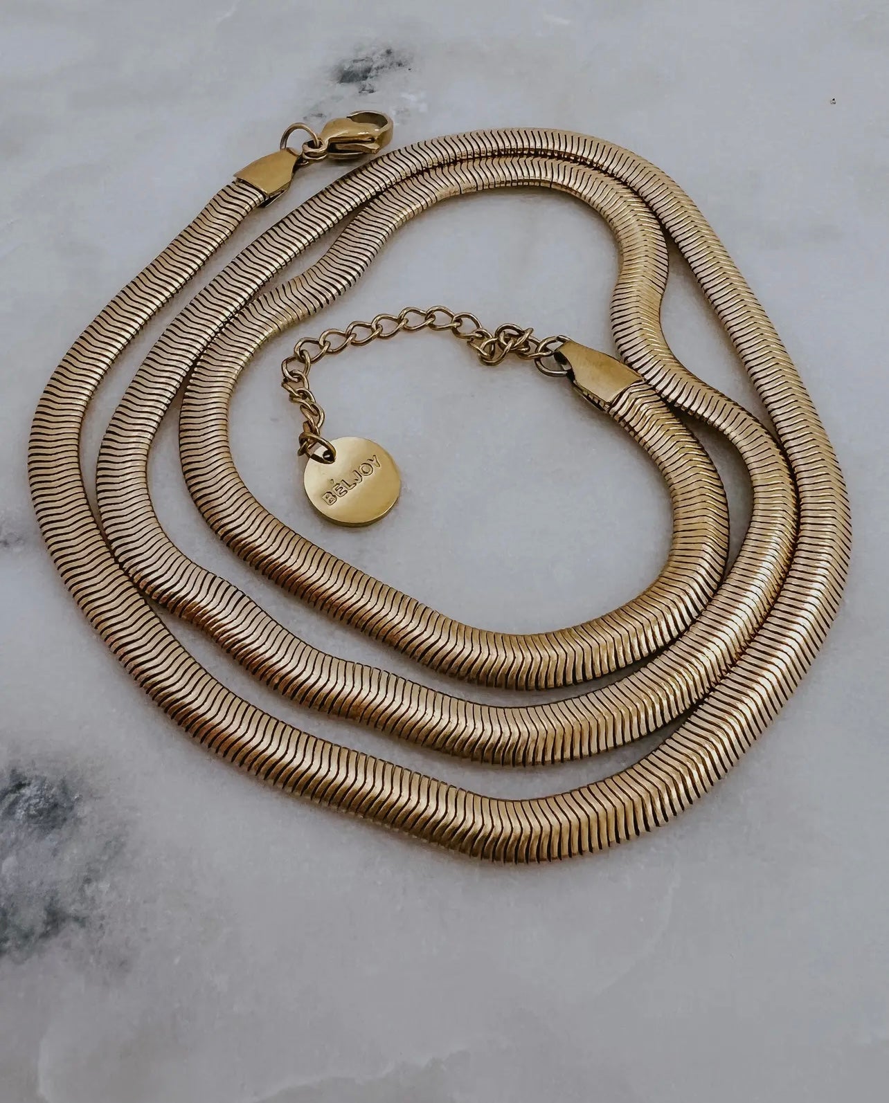 Lillian Gold Snake Necklace