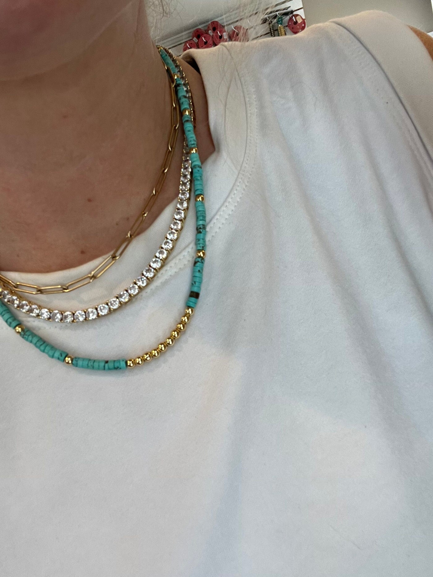 Karli Buxton Tennis Chain  Necklace