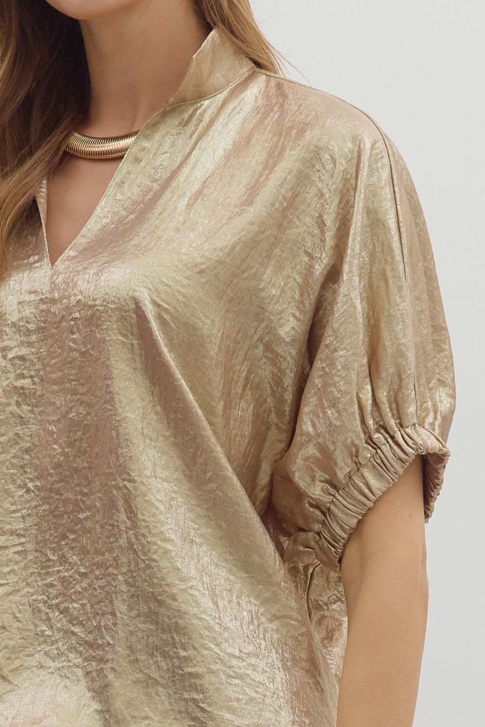 Mattie Metallic Top G