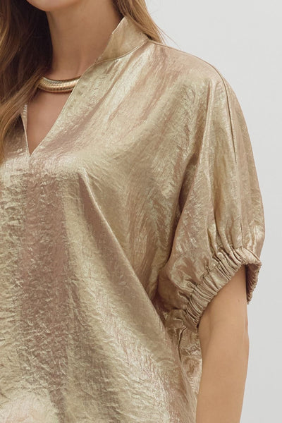 Mattie Metallic Top G