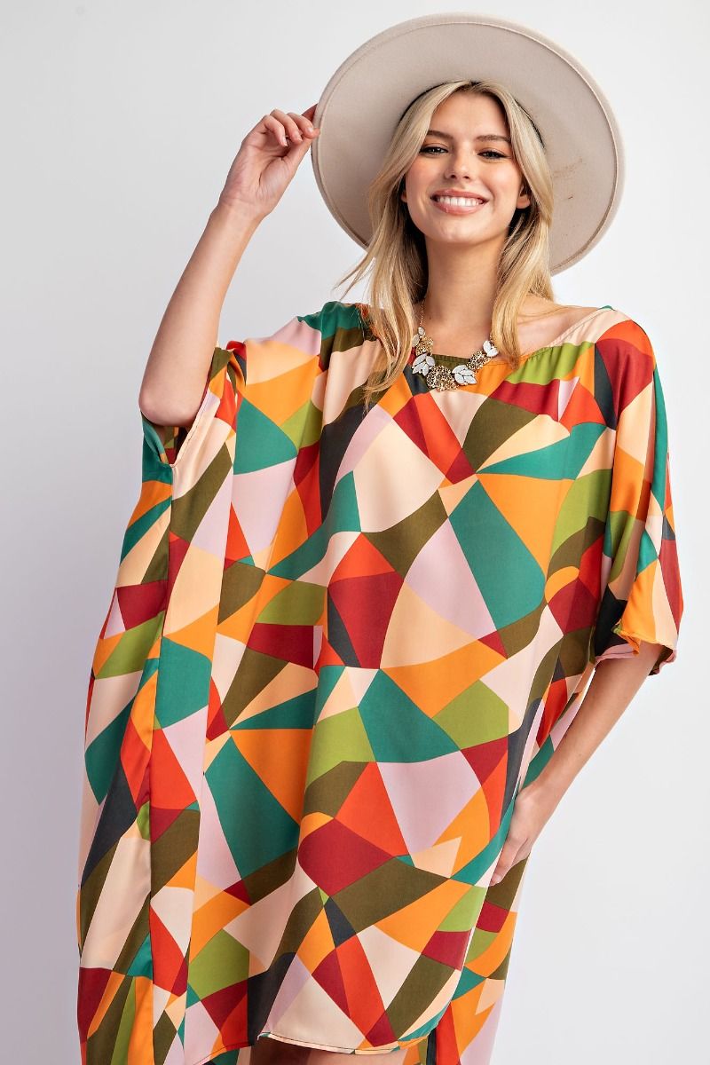 Tae Abstract Tunic Dress