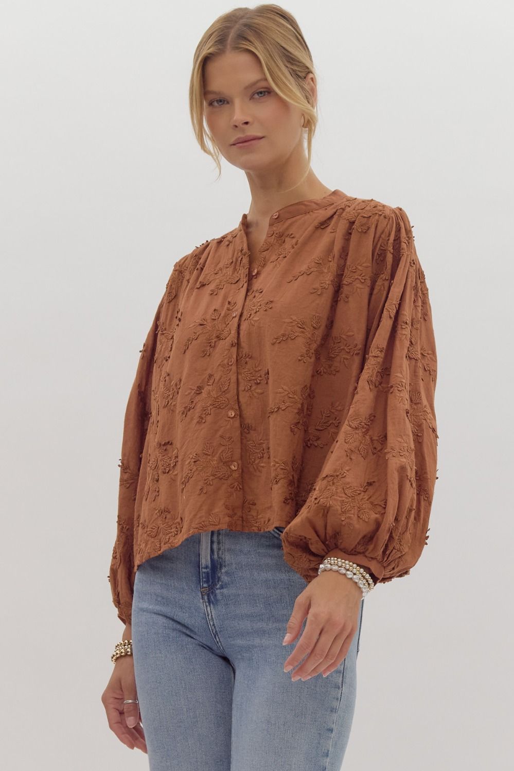 Emmie Embroidered Top