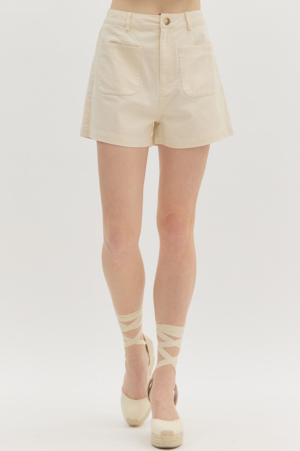 Haley High Waist Shorts B