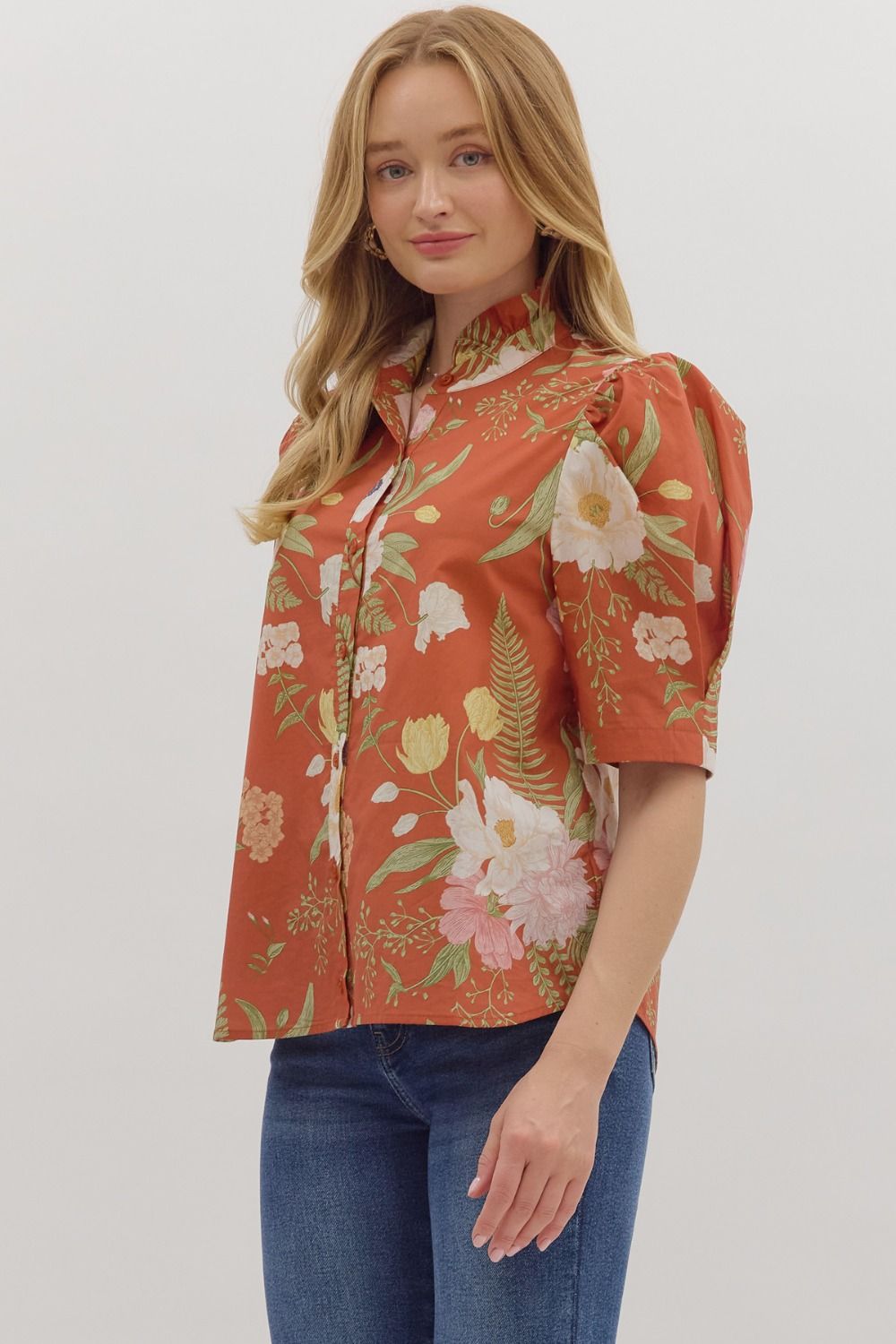 Maddox Puffed Sleeve Top