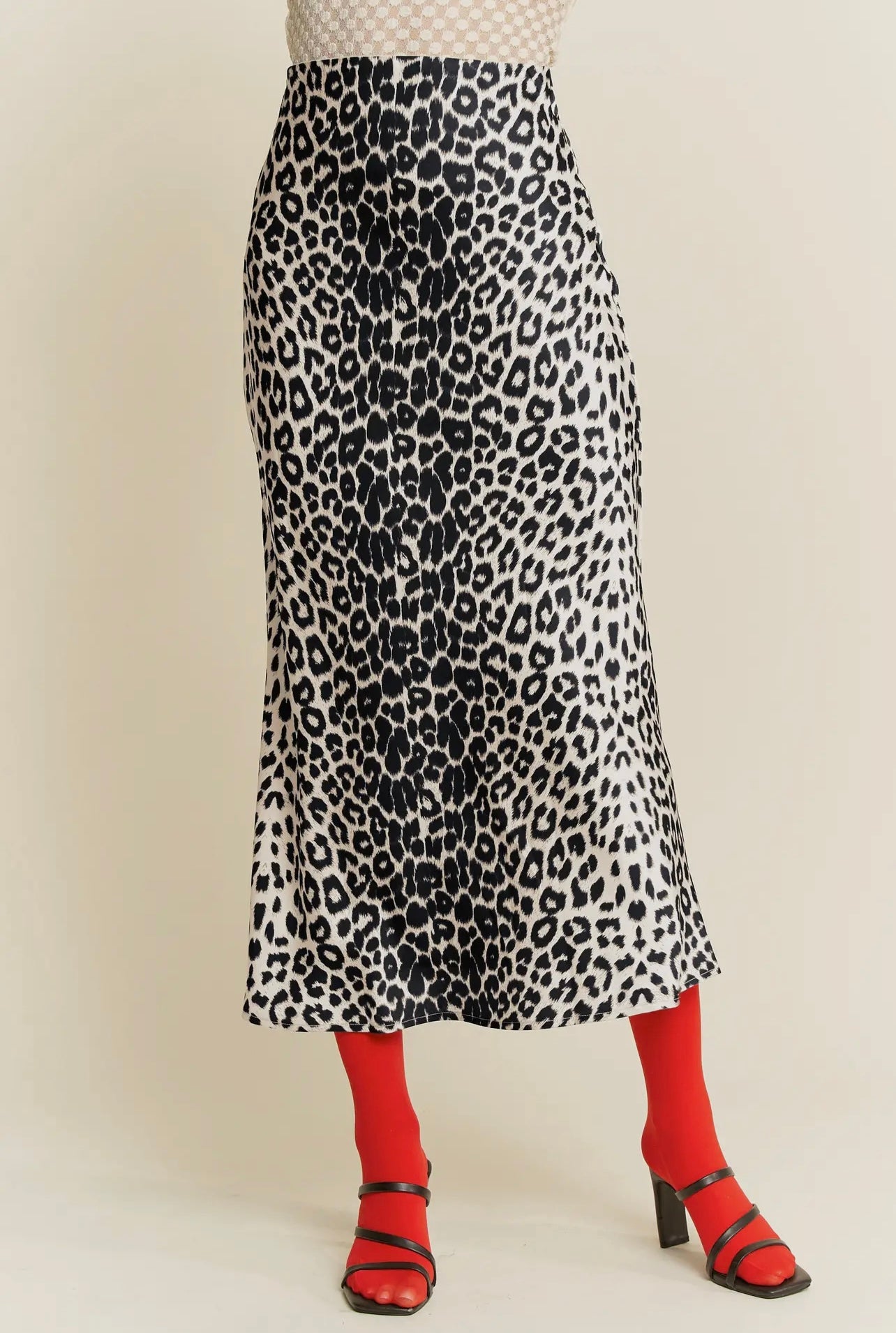 Linda Leopard Maxi Skirt