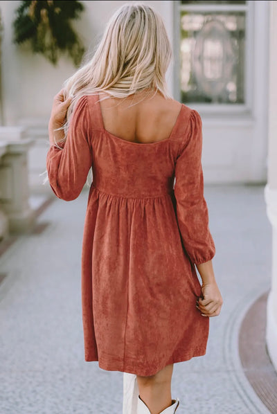 Siri Suede Dress