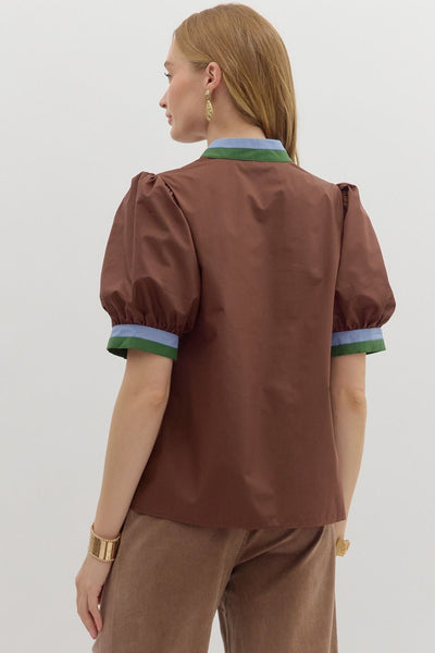 Brenna Puff Sleeve Top