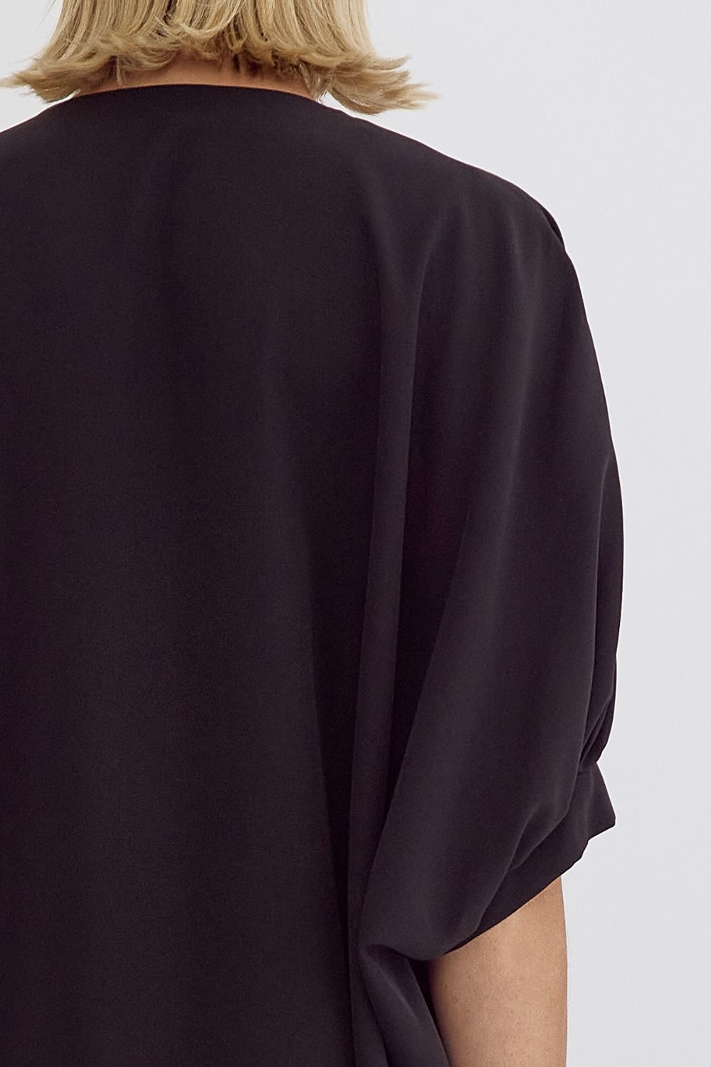 Shasta  V-neck Bubble Sleeve Dress