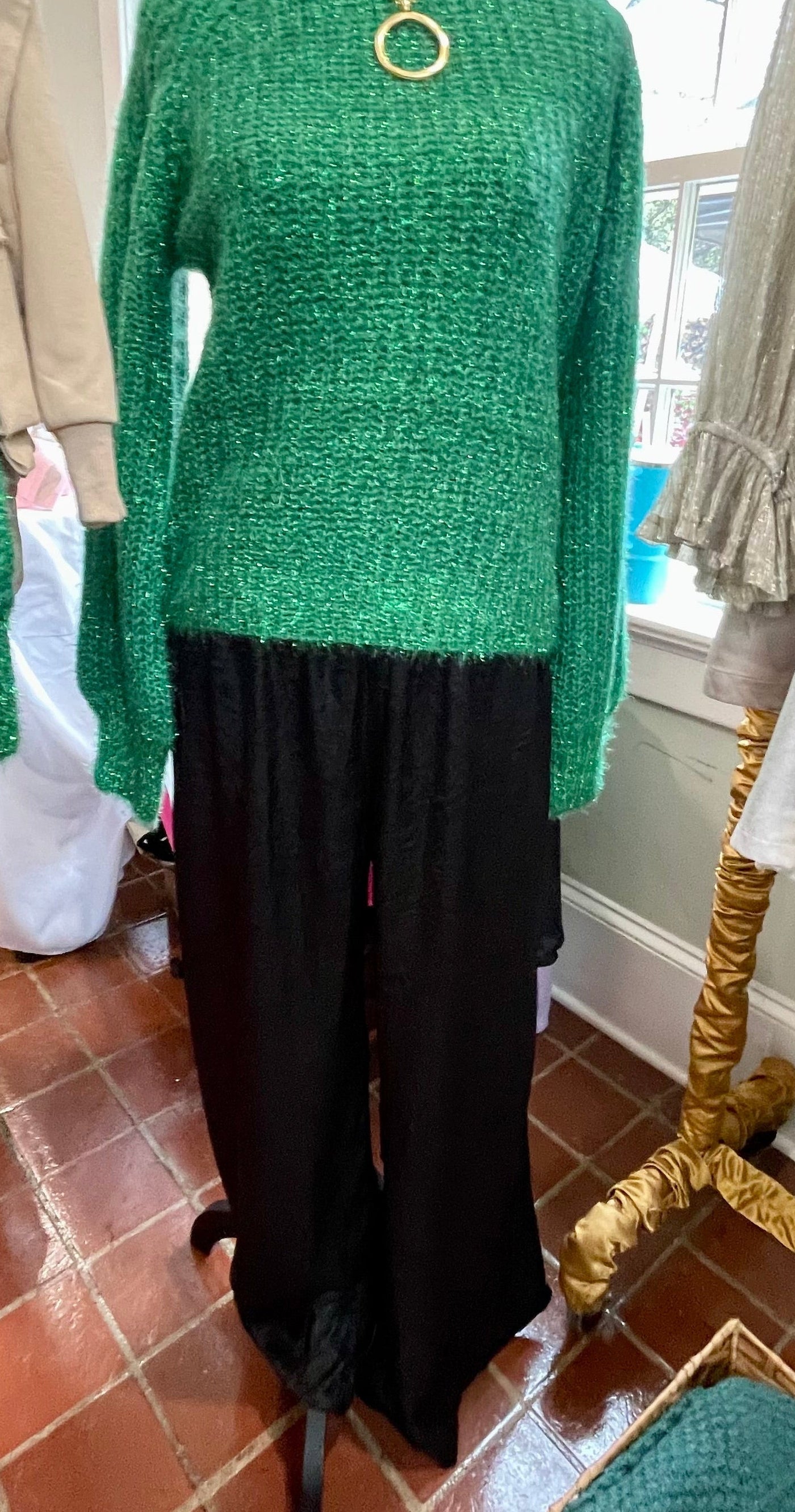 Glam Pull-on Smocked Pants