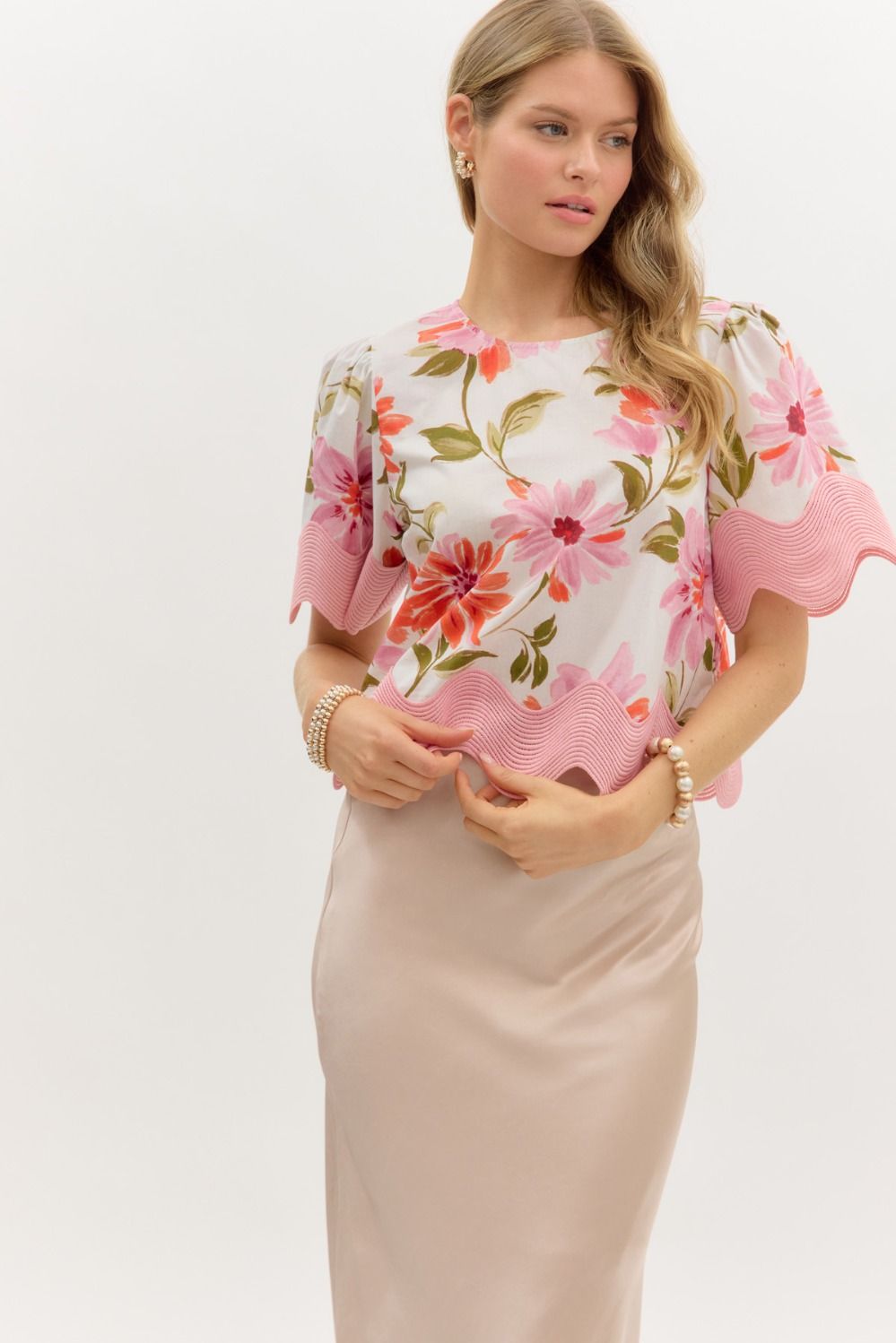 Joanna Floral Print Top