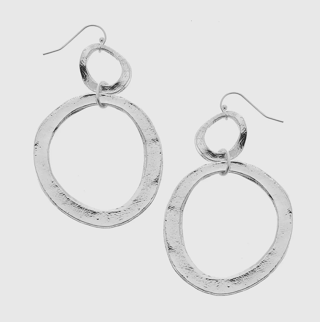 Double Hoop Earrings by Susan Shaw