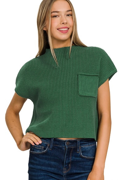 Amelia Mock Neck Sweater