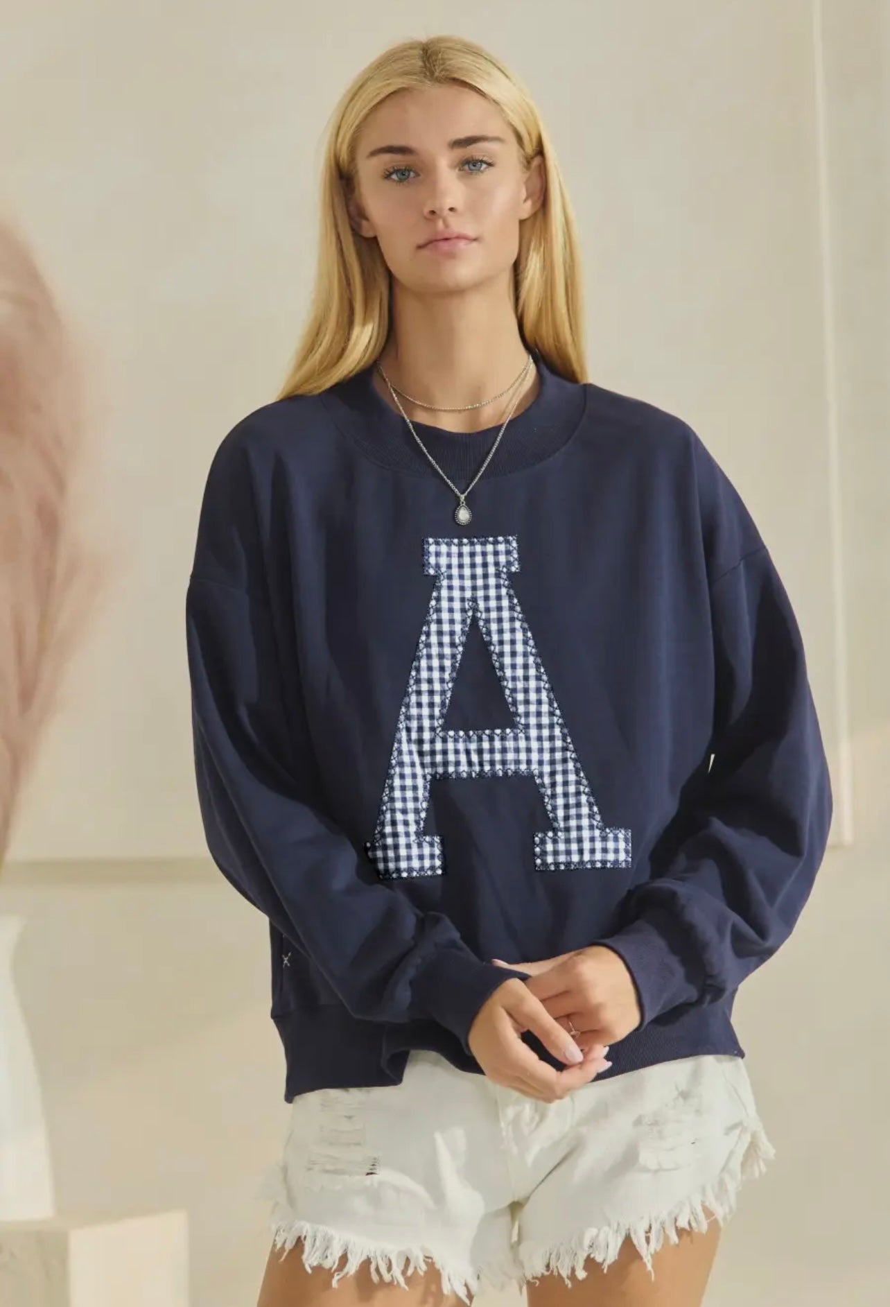 Comfy Patched Pullover