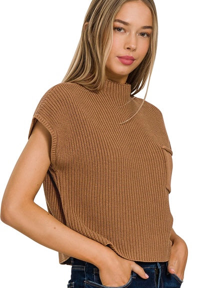 Amelia Mock Neck Sweater