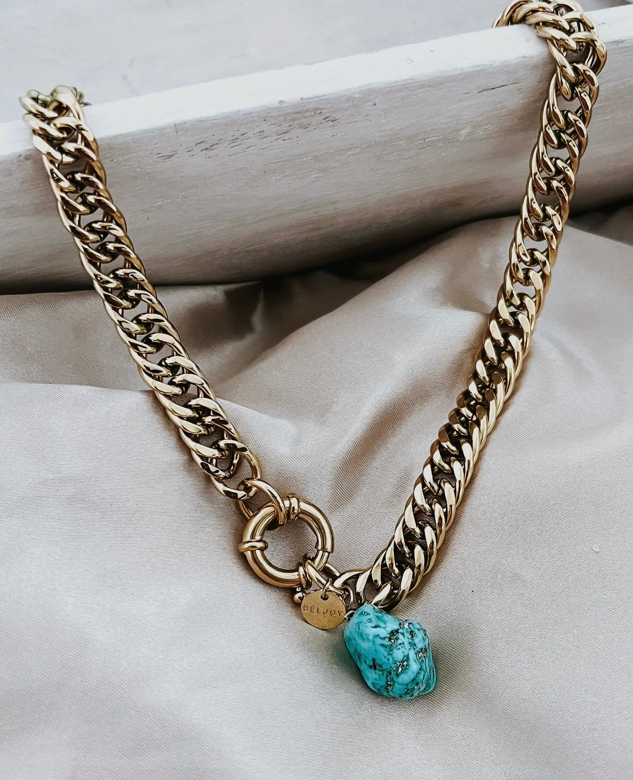 Mandy Cuban Chain Necklace